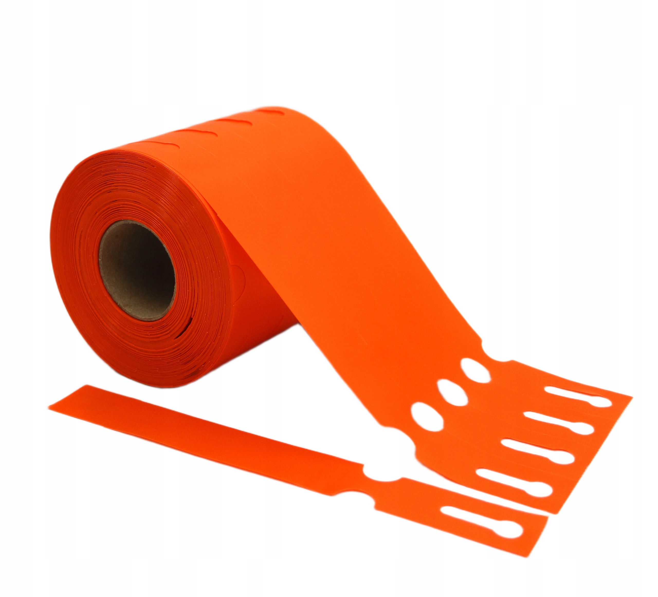 Smyčkové zahradnické/sadové etikety Oranžové 200x25mm(25x200) 1000ks