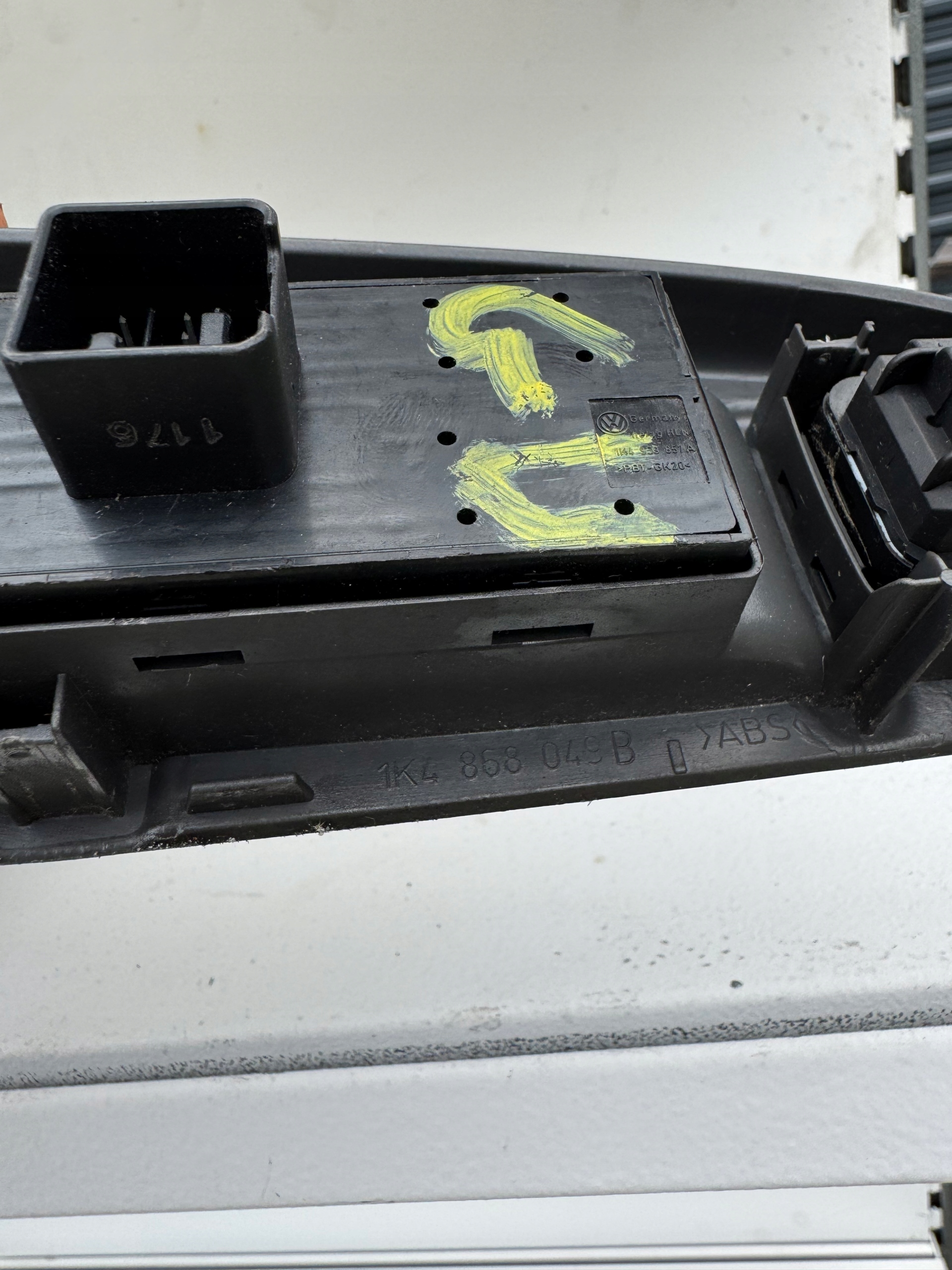 PANEL window control switch VW GOLF V JETTA 1K4868049B