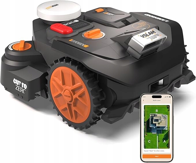 Robot koszący Worx WR306E szer. koszenia 18 cm 600m2