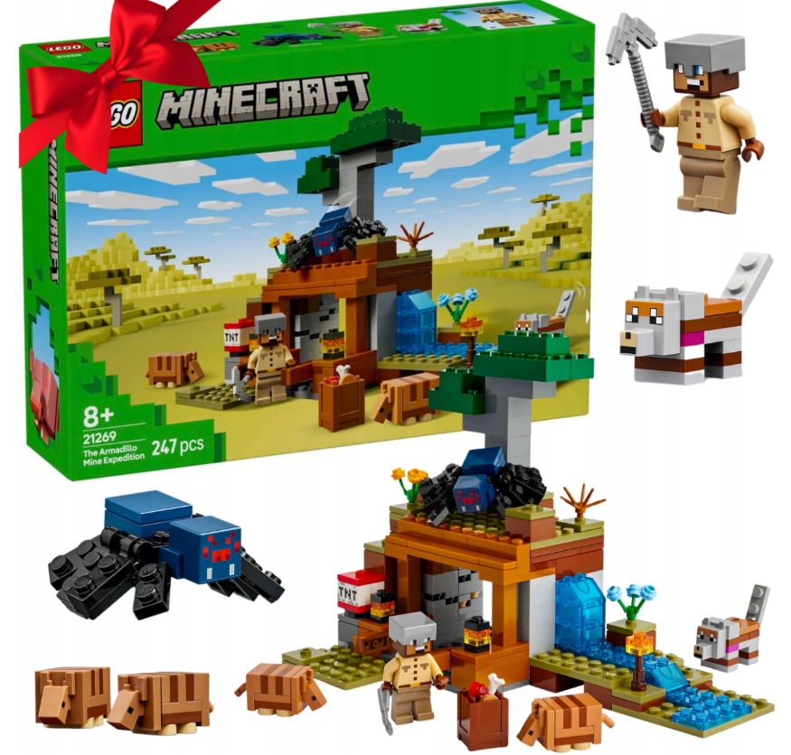 Lego Minecraft Wyprawa Do Pancernikowej Kopalni Maincraft Mine Craft Pajak