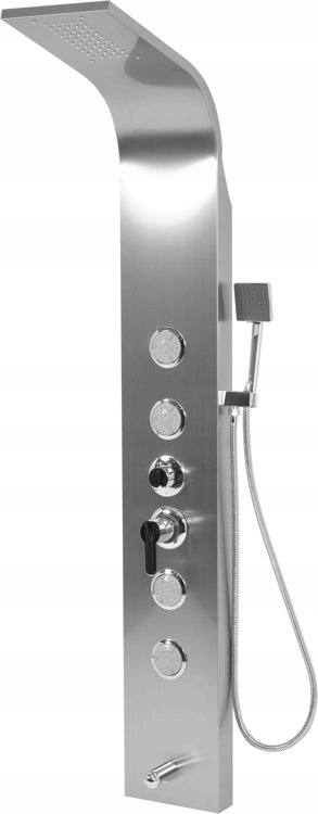 PANEL PRYSZNICOWY NATRYSKOWY STAL NIERDZEWNA INOX Marka Fala