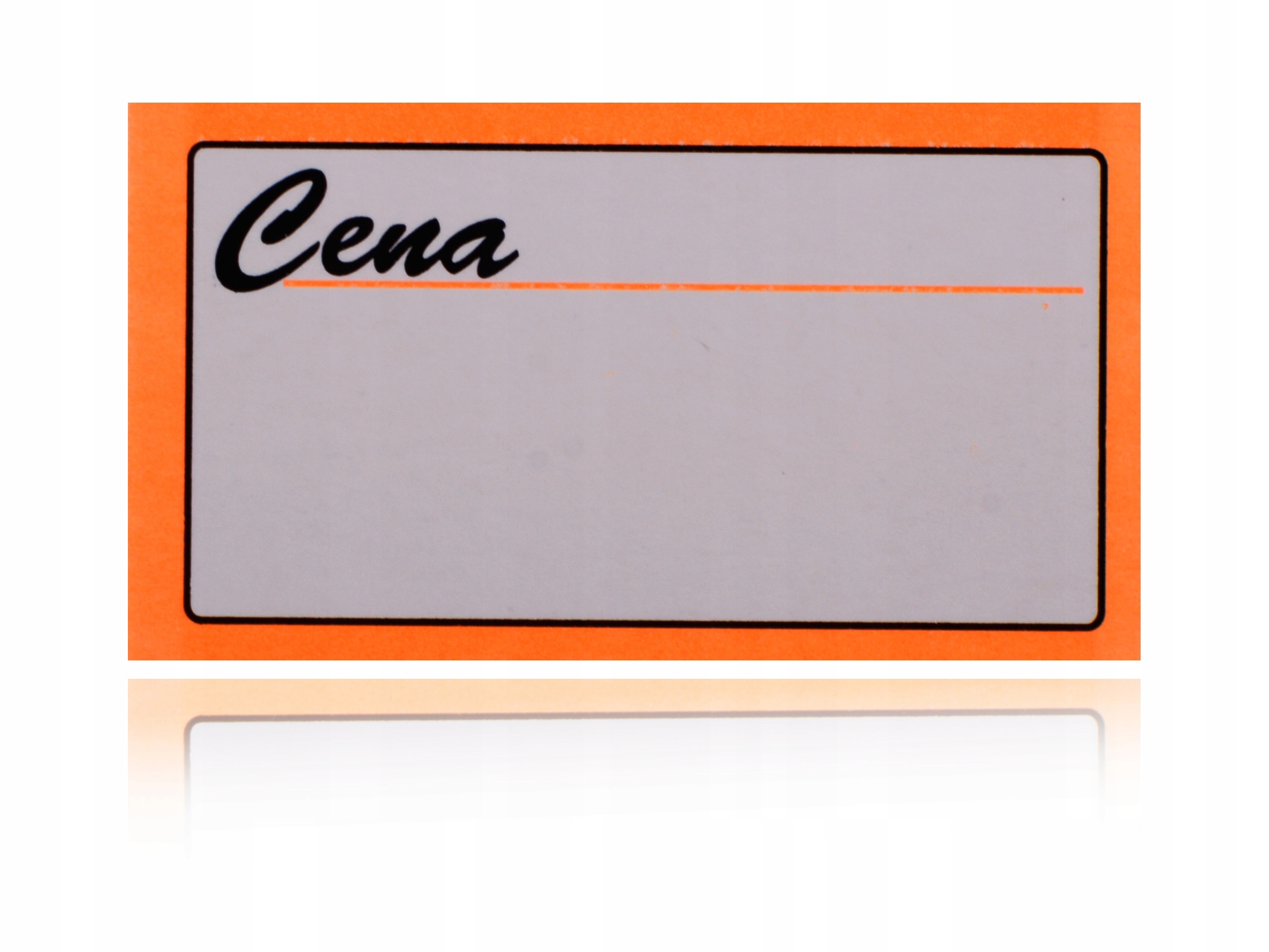 

Etykiety Kartonowe Metki Do Listwy Cenowej 100 Szt