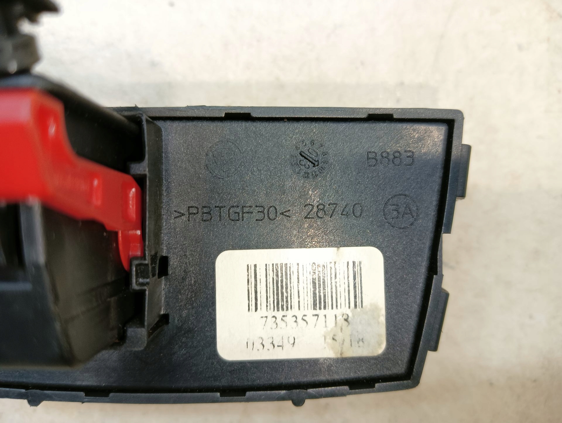 switch of warning lights FIAT PANDA II 1.2 735357113