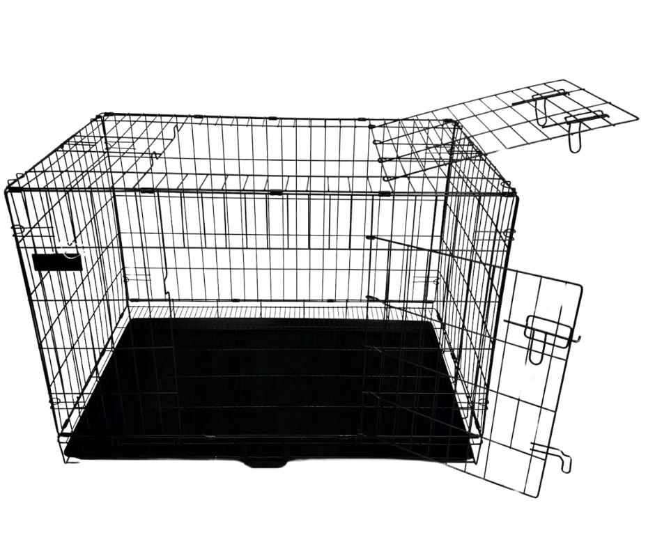 Petinn M 79x46x56 cm Klatka Kennelowa dla Psa metalowa składana