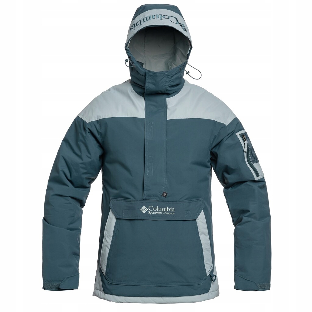 Bunda s kapucí Columbia Challenger II Pullover Anorak Everblue M