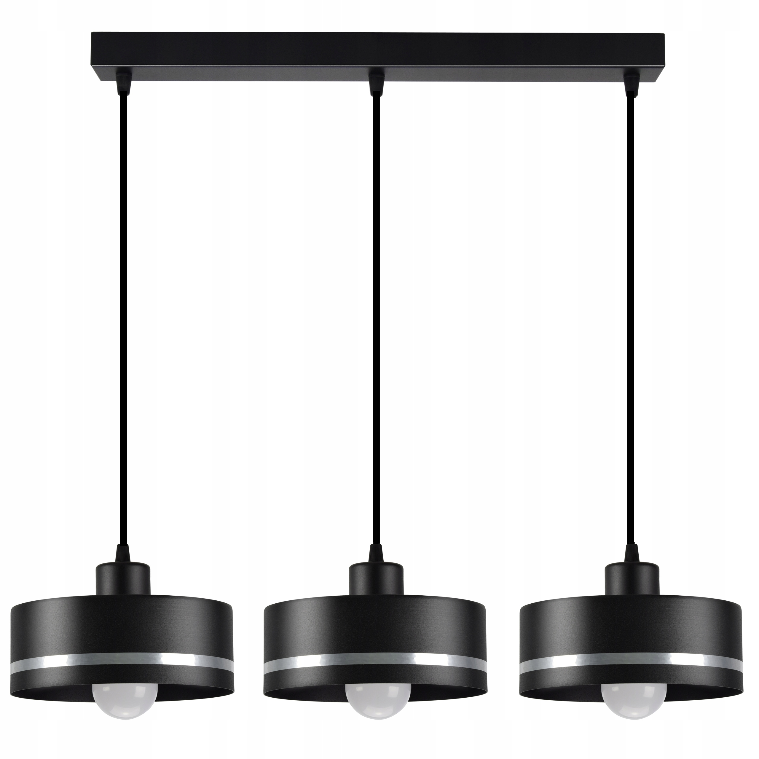 

Metalowa Lampa Wisząca Sufitowa Żyrandol z Paskiem