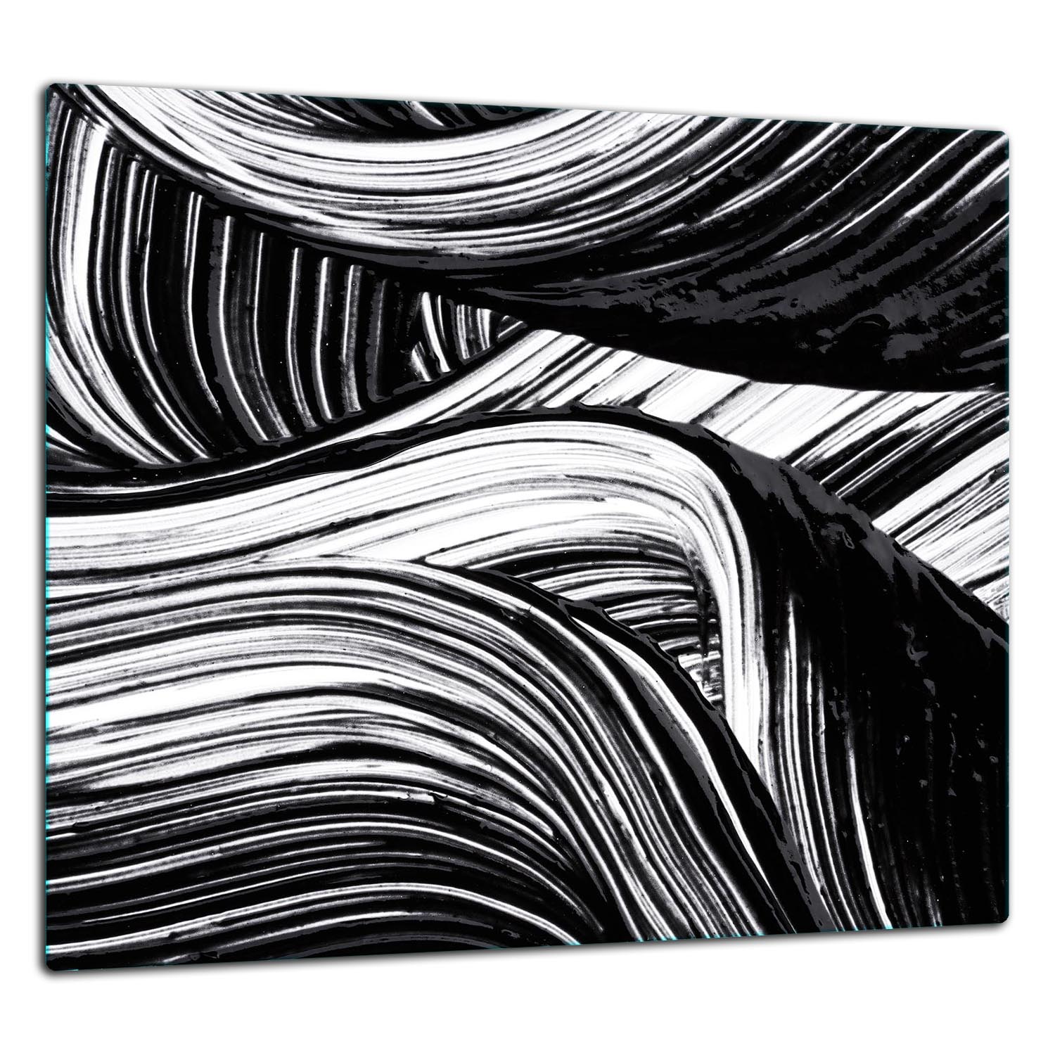 Skleněná Ochranná Deska Panel Lepidlo 65x60 Vzor