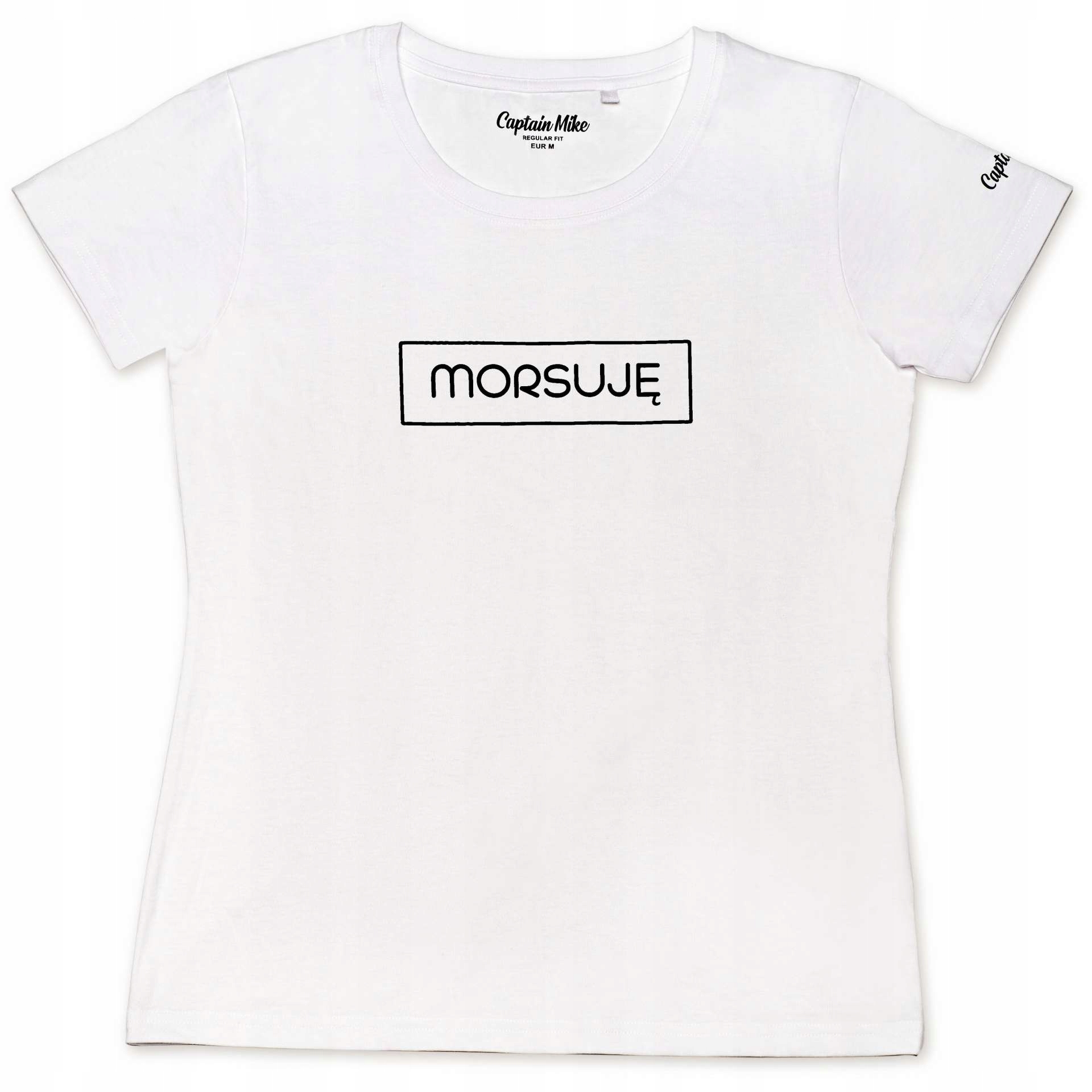 

Koszulka damska T-shirt Morsuję biała r. S