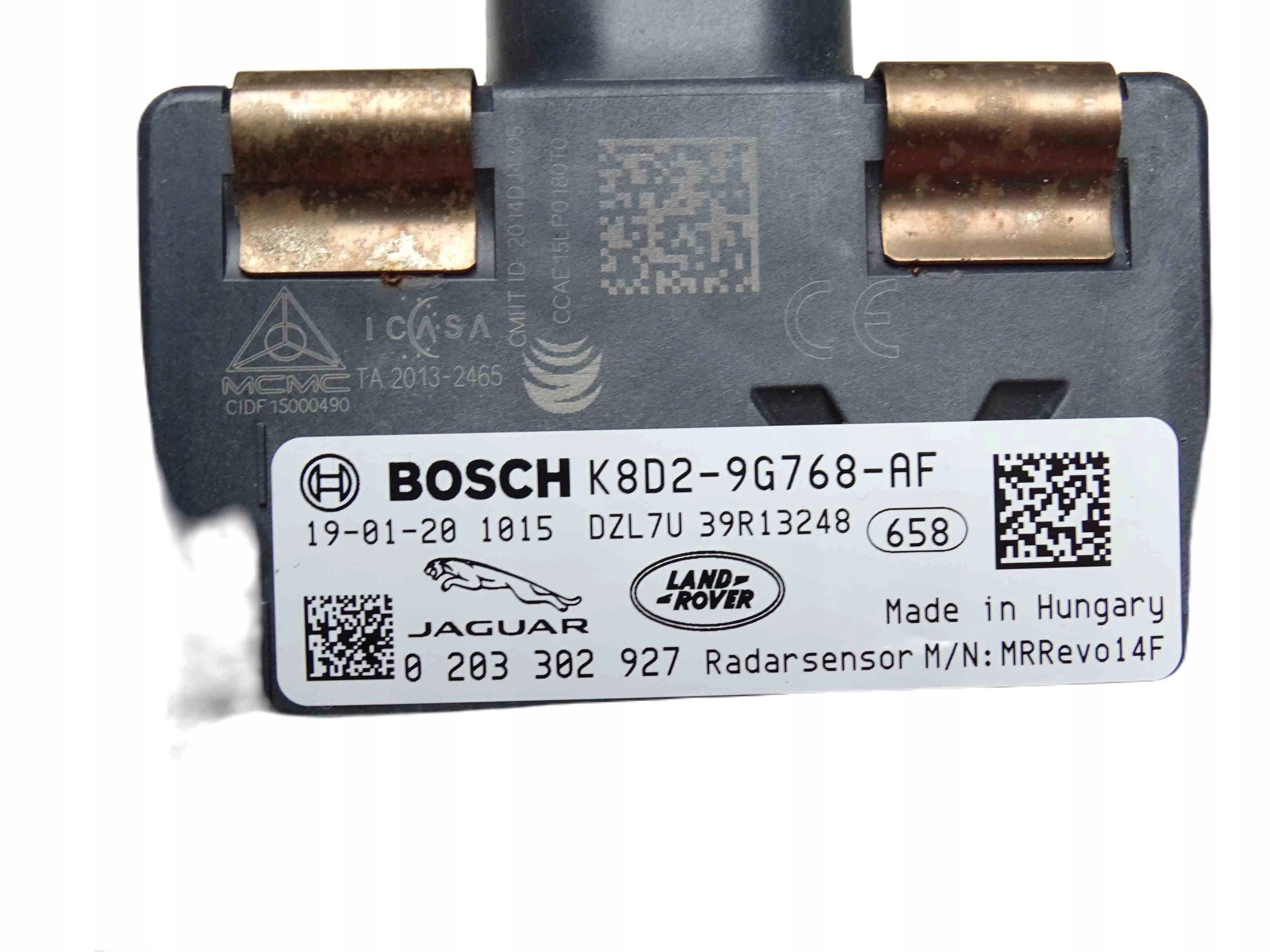radar moduł ACC Cruise Control Module NEW EVOQUE L551 2019- K8D29G768AF Jakość części (zgodnie z GVO) O - oryginał z logo producenta pojazdu (OE)