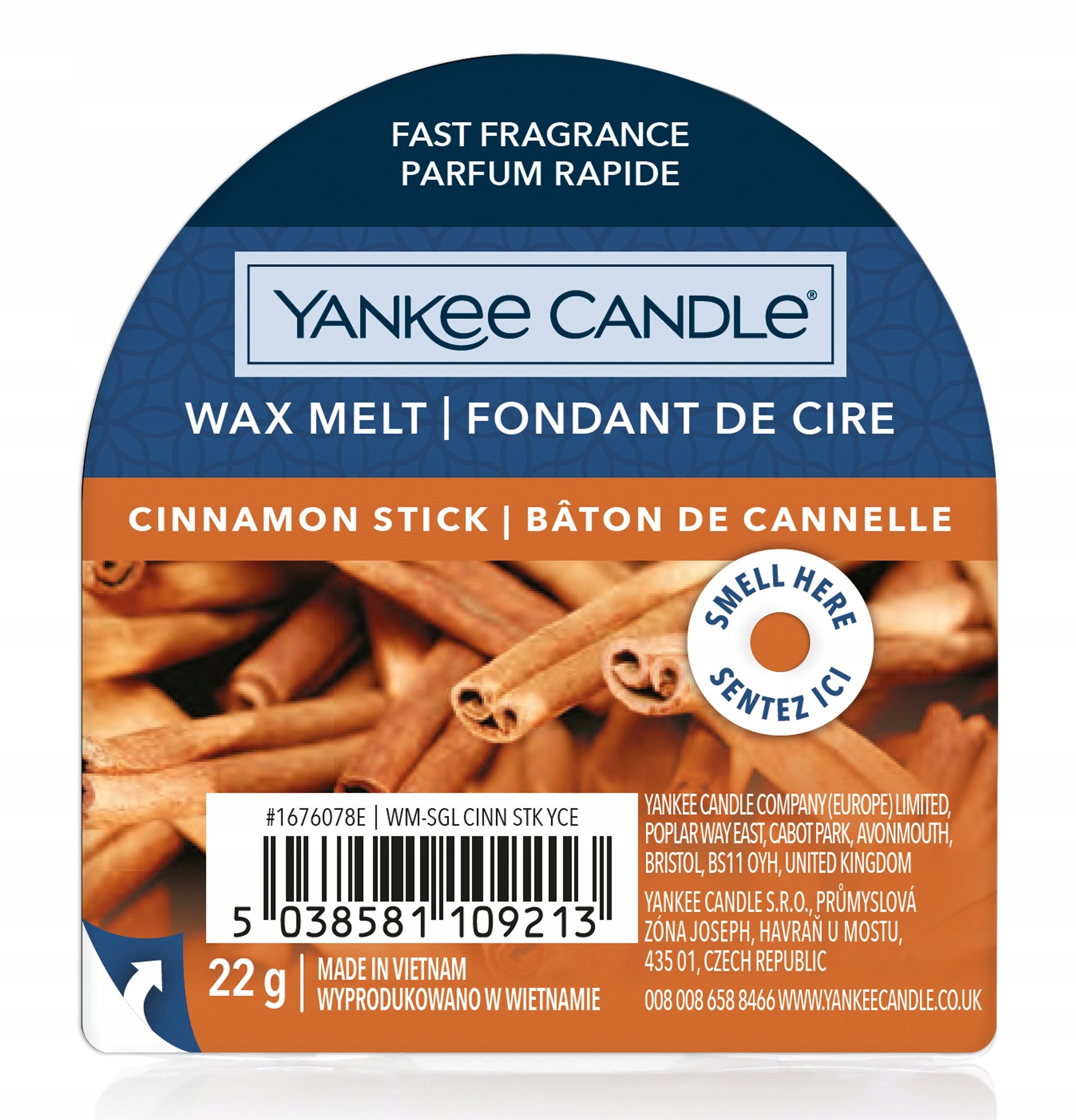 

Wosk Yankee Cinnamon Stick 22g Cynamonowa bomba!