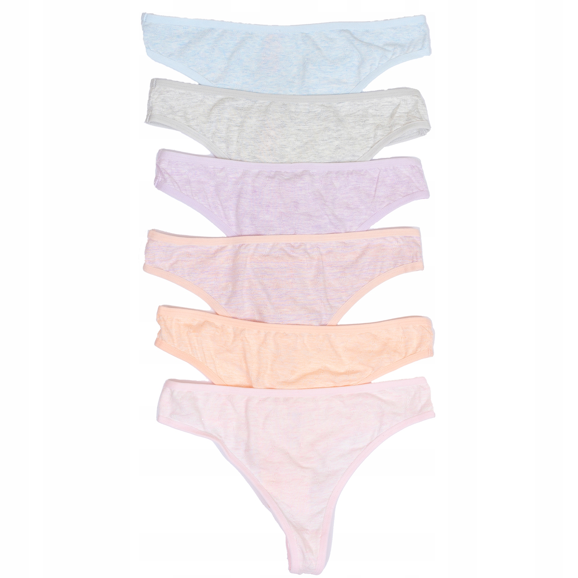 Seksowne BAWEŁNIANE majtki DAMSKIE STRINGI 6PACK Marka Fenome