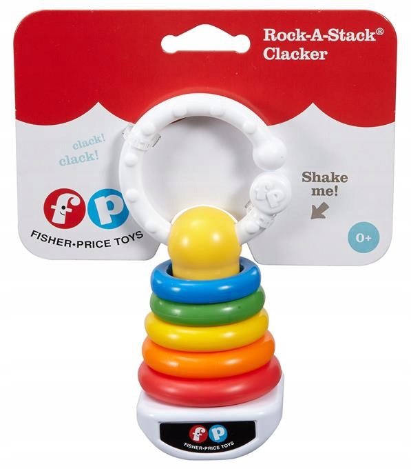 

Grzechotka Piramidka Z Kółek Fisher Price DFR09