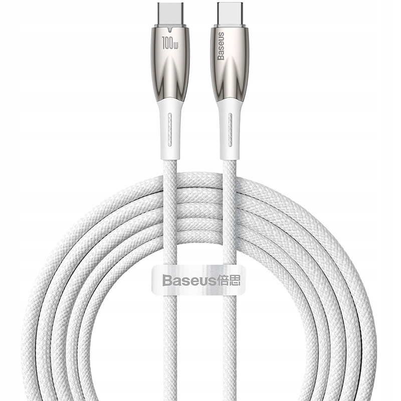 Kabel USB-C do USB-C, Baseus, PD, 100W, przewód 2m