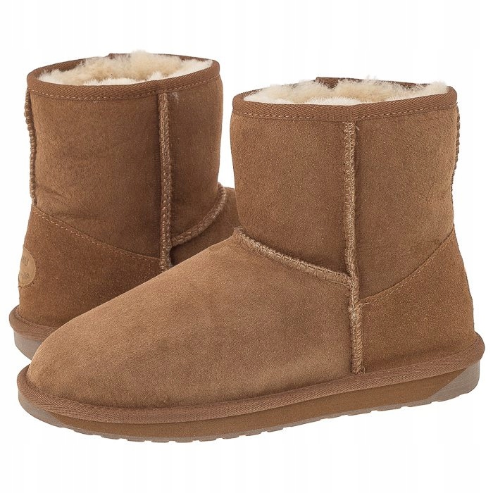 Dámské zimní kozačky Emu Austrálie Stinger Mini W10003 Hnědé