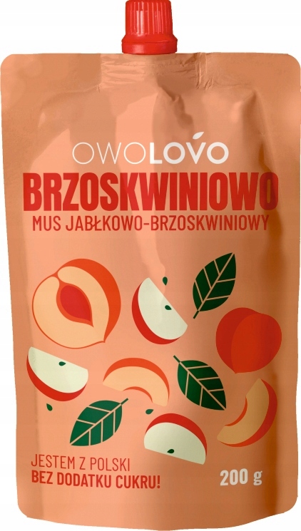 Levně 13 x Owolovo jablkovo-broskvová pěna broskvová 200 g