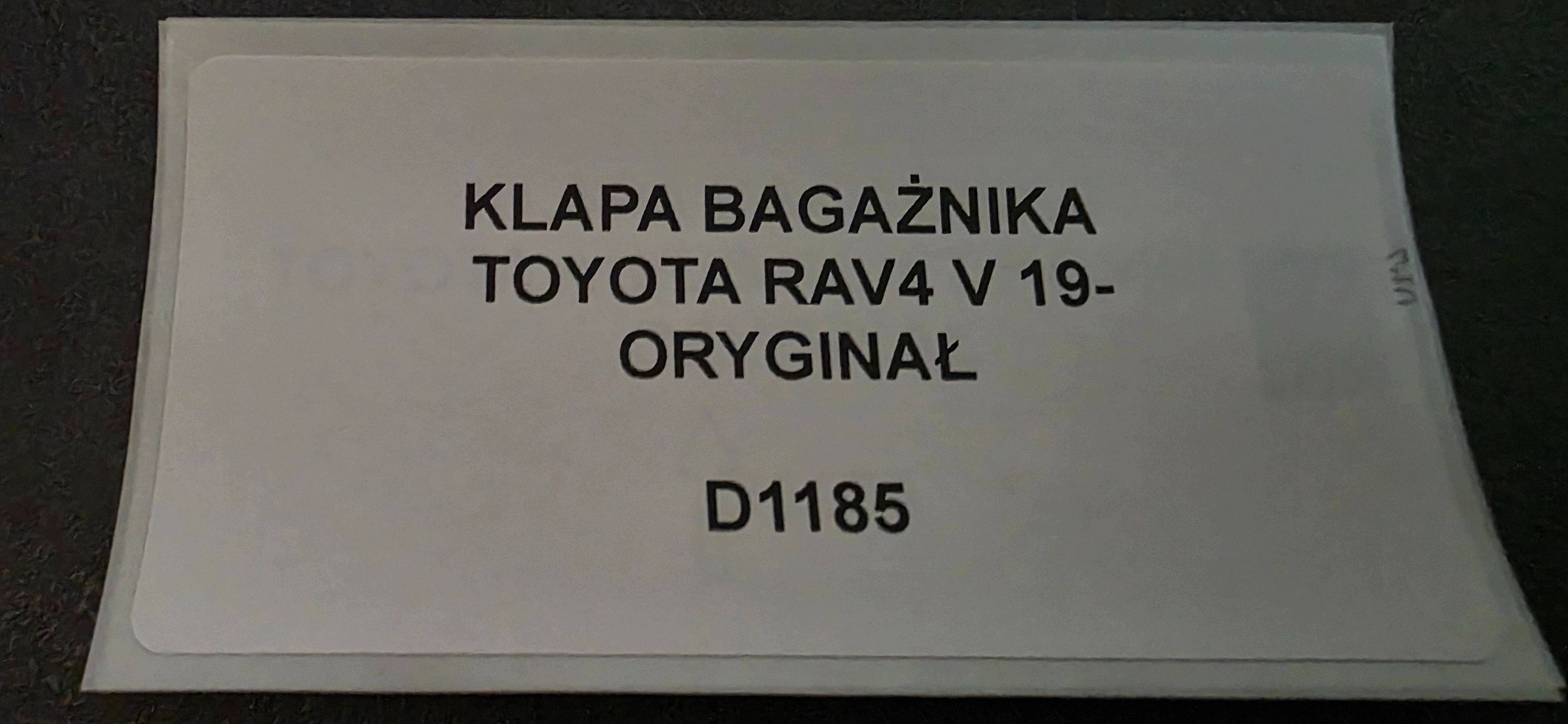 Burta hinten heck Toyota RAV 4 (XA50)