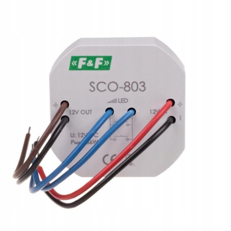 Stmívač osvětlení do instalační krabice SCO-803 Led Ff