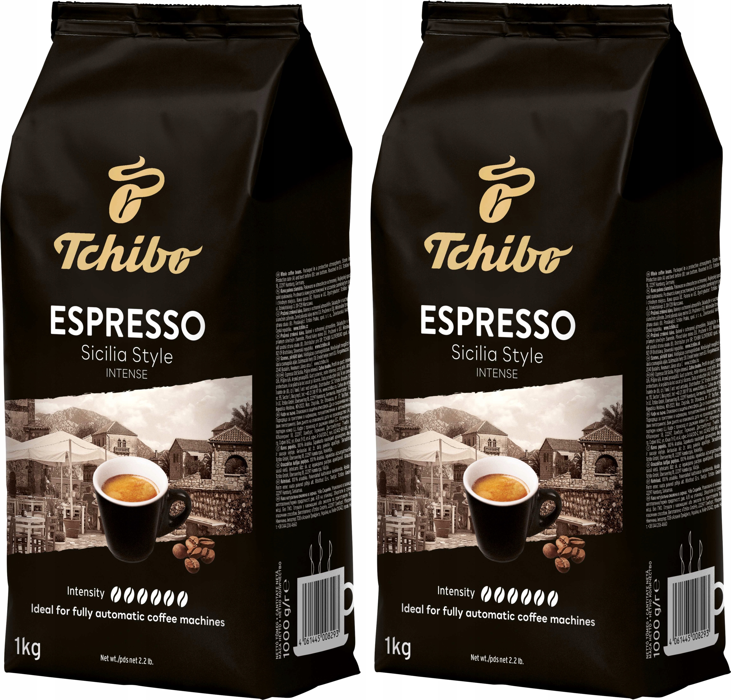 Levně Káva Zrnková Tchibo Espresso Sicilia Style 2 x 1 kg