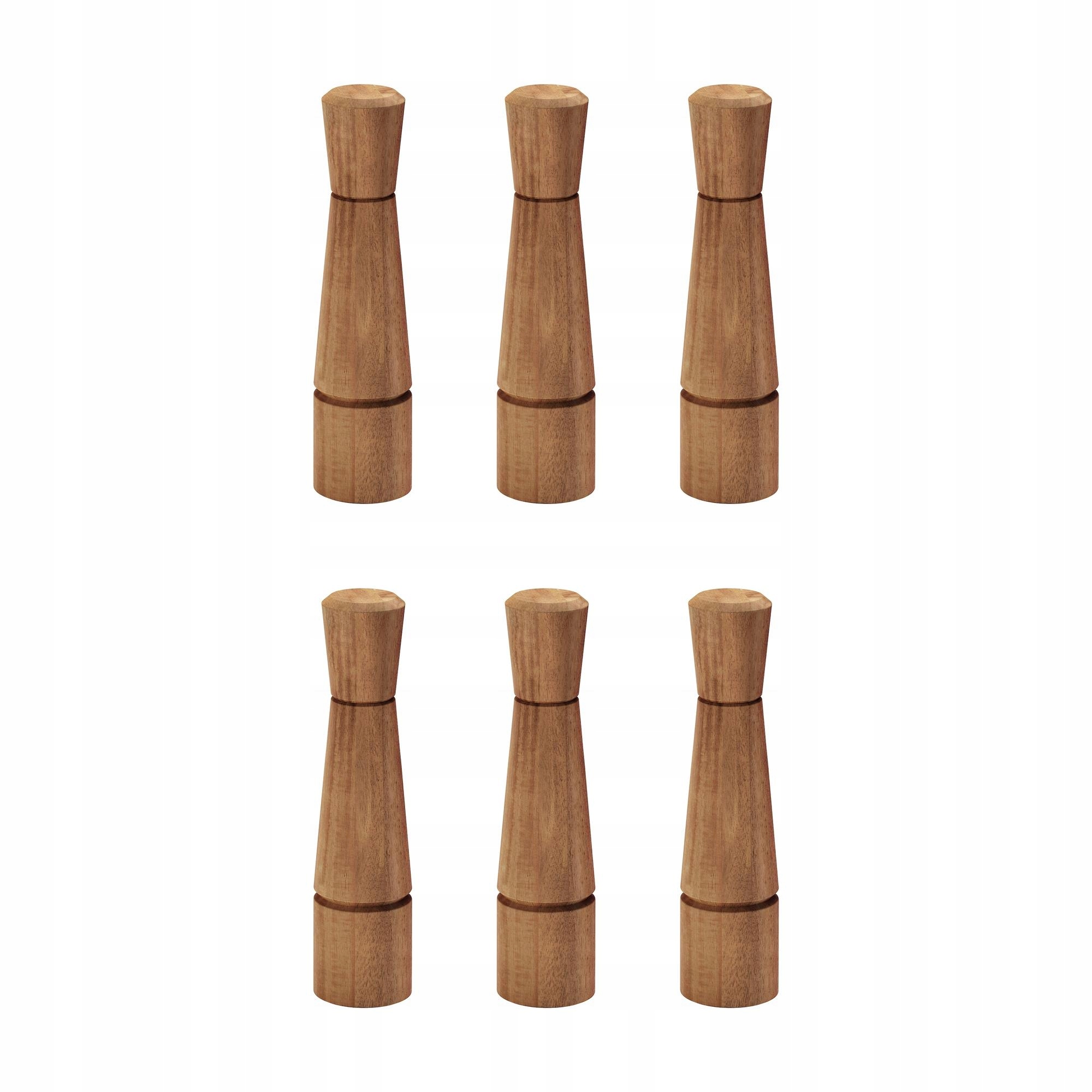 6 szt. Młynek Intressant Akacja 27 cm Ceramiczny Mechanizm