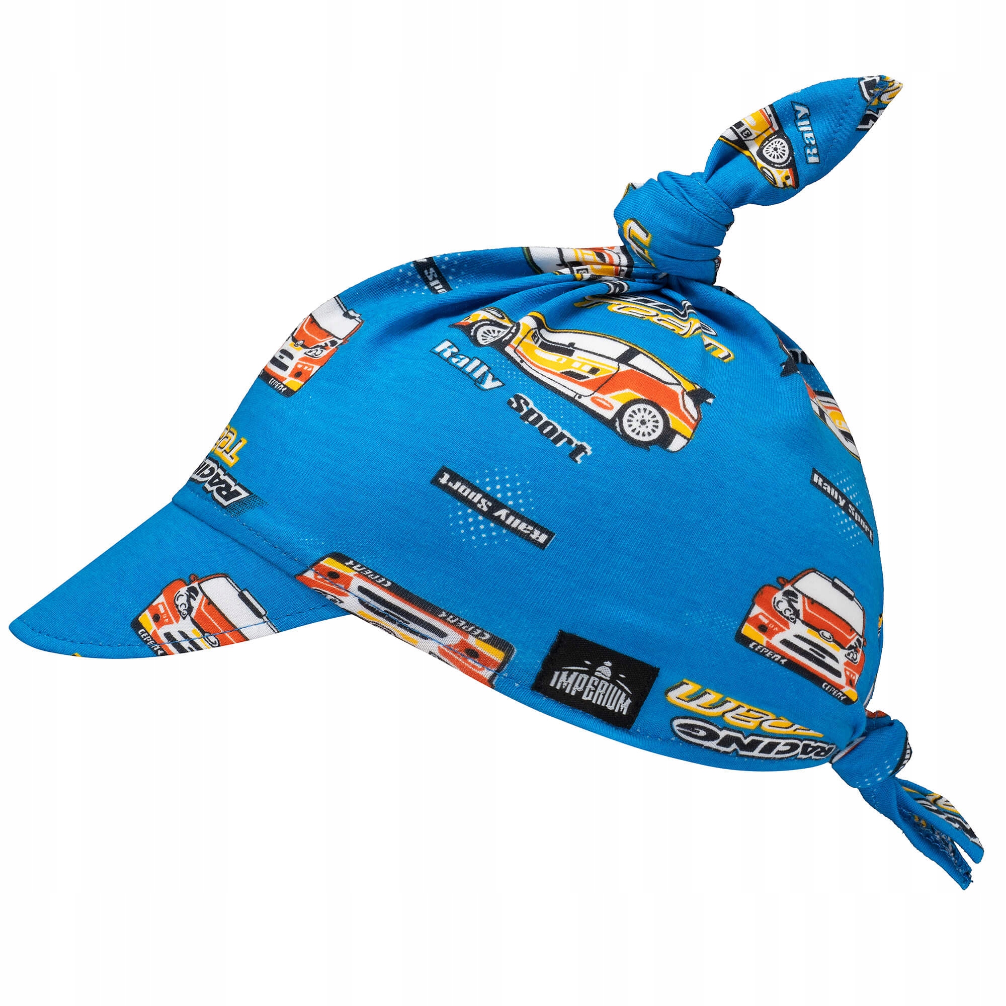 Chustka z daszkiem czapka na lato Rajdówki Nieb.