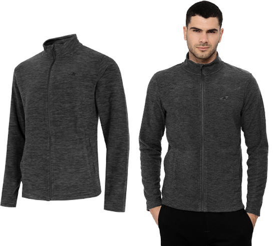 

Polar męski 4F Z22 PLM350 bluza na zamek M