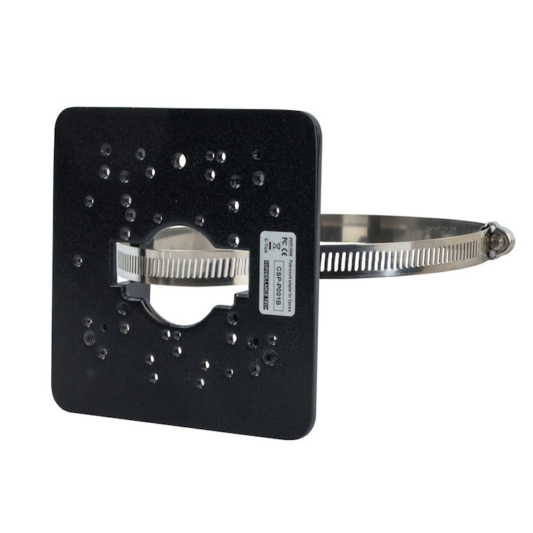 UCHWYT MASZTOWY SŁUPOWY DO MONTAŻU NA SŁUPIE BLACK