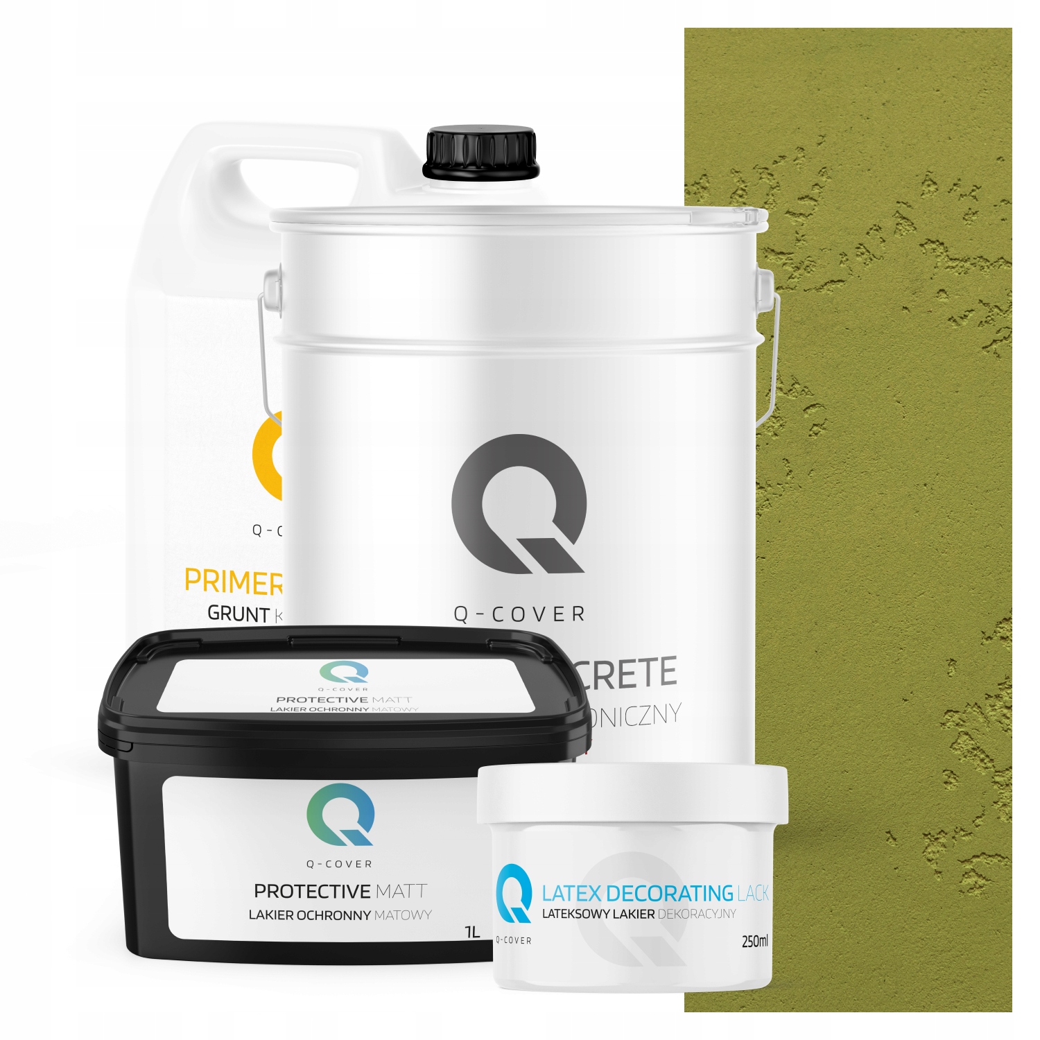 Vnitřní Architektonický Beton Hráškový Set H2437 Komplet Na 10 m2