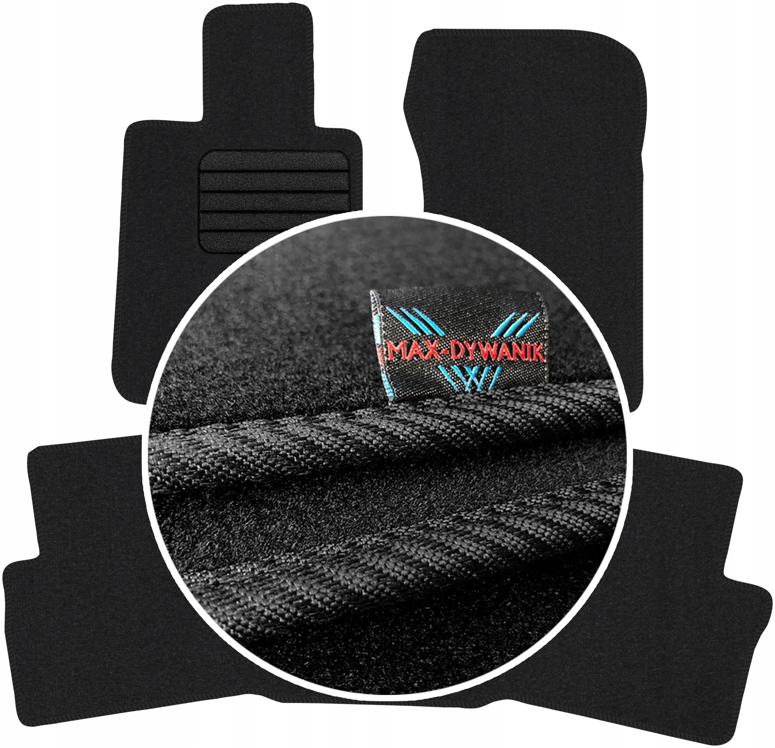 Килимки Max-Килимок велюрові 111209102200 3 el.