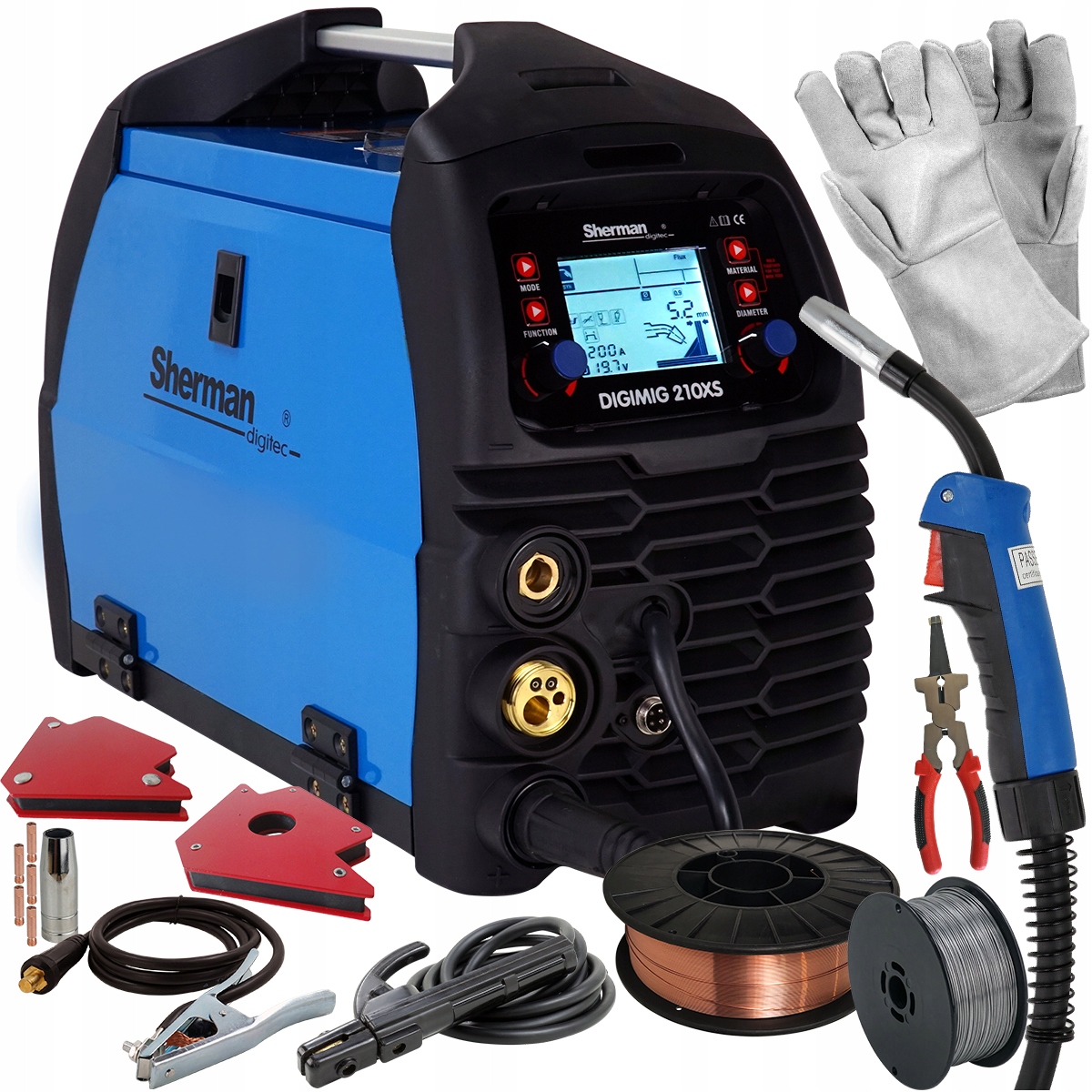 Spawarka Migomat Alu Synergia Mig 200 A Tig Mma