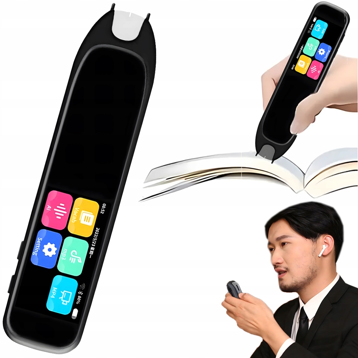 Tłumacz Języków Translator Skaner Tekstu i Mowy Długopis Elektroniczny 132