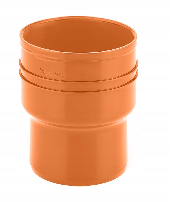 Traper Ø110/124 bez uszczelki - orange