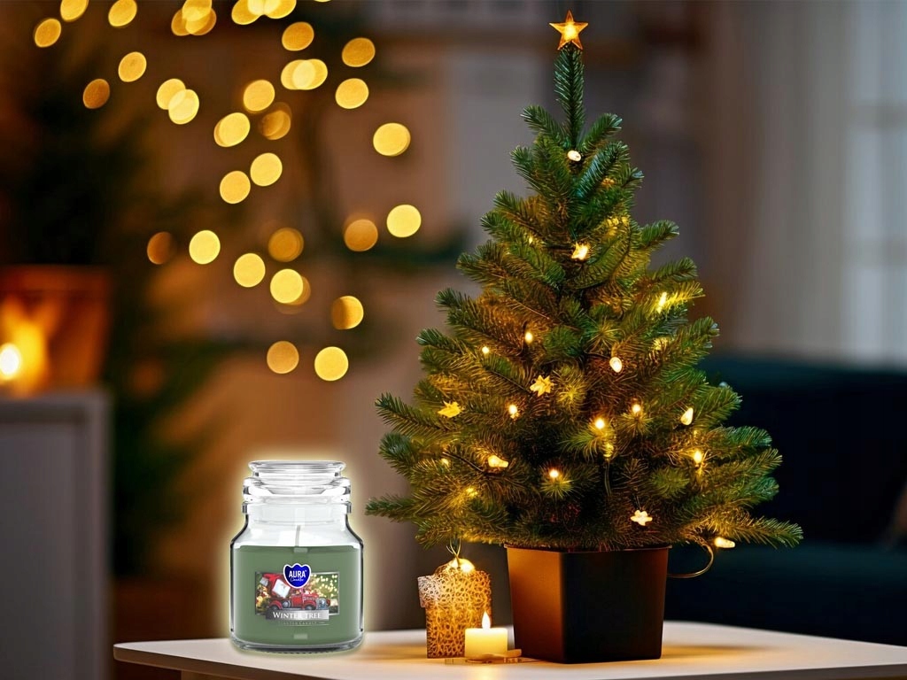 ŚWIECE ZAPACHOWE ŚWIĄTECZNE ŚWIECZKI 4X ŚWIECA ZESTAW NA PREZENT ŚWIĄTECZNY Liczba knotów 1 szt.