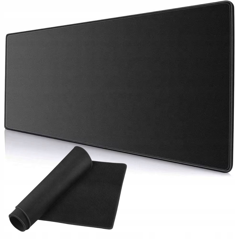 Podkładka gamingowa pod mysz i klawiaturę xl 80x30 cm antypoślizgowa czarna