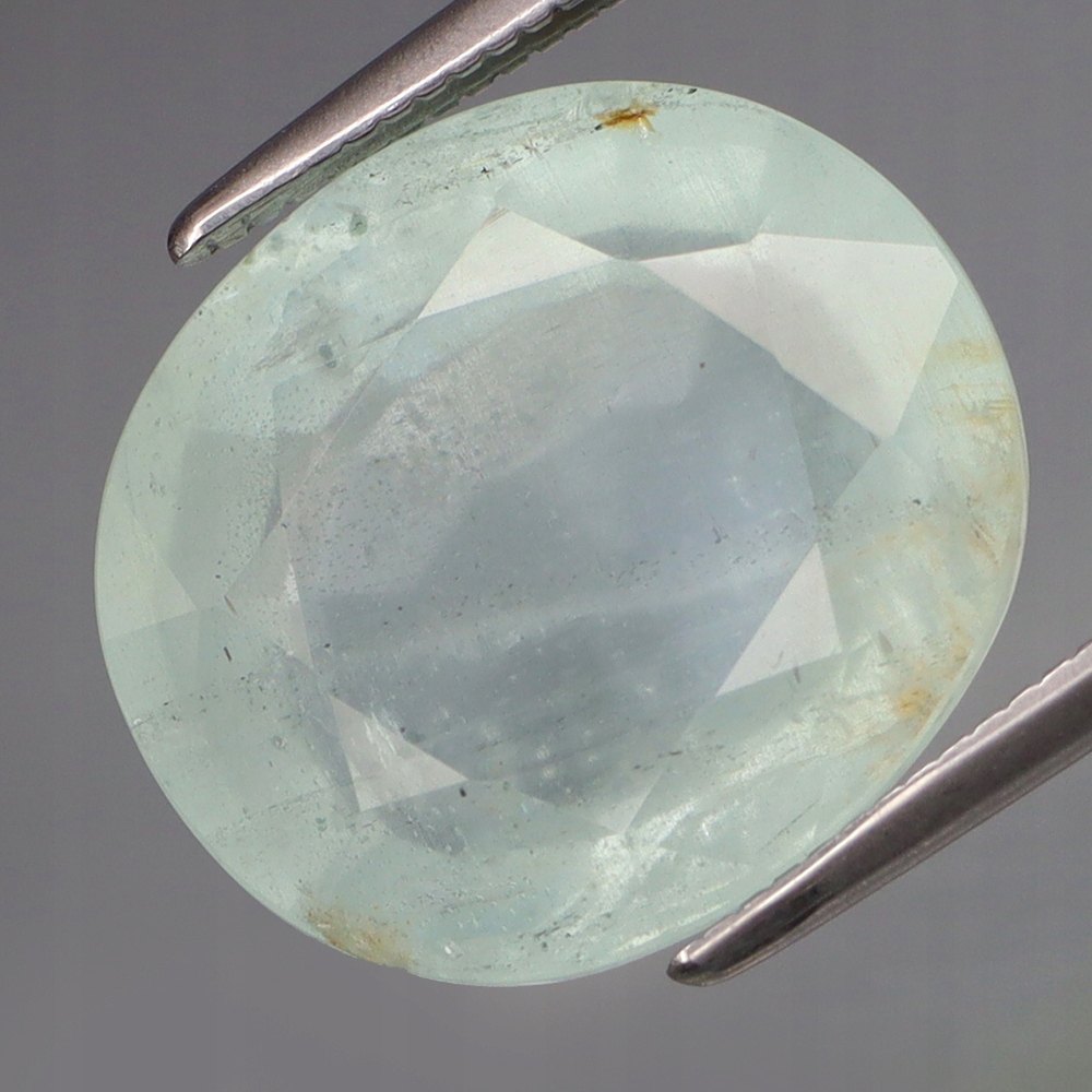 Přírodní akvamarín 8,15 ct Beryl pro Prstýnek – Video – KAK1337