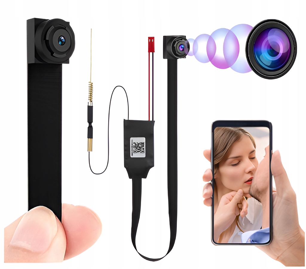 Mini Kamera Szpiegowska Ukryta Ip Wifi Detekcja Ruchu Podgląd Zdalny FullHD