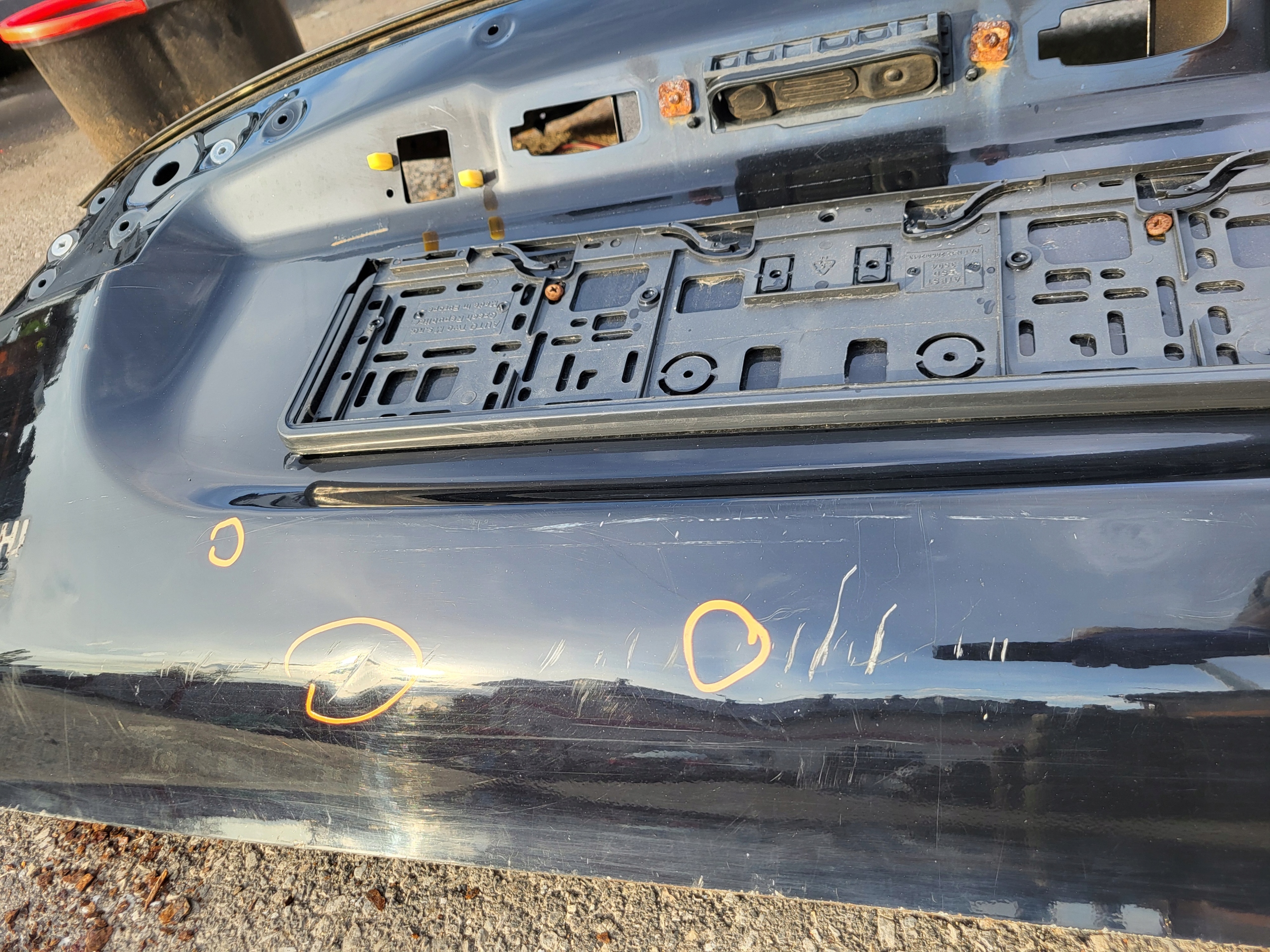 boot doors boot window dark AS3 rear part MITSUBISHI OUTLANDER III 3 OE EU