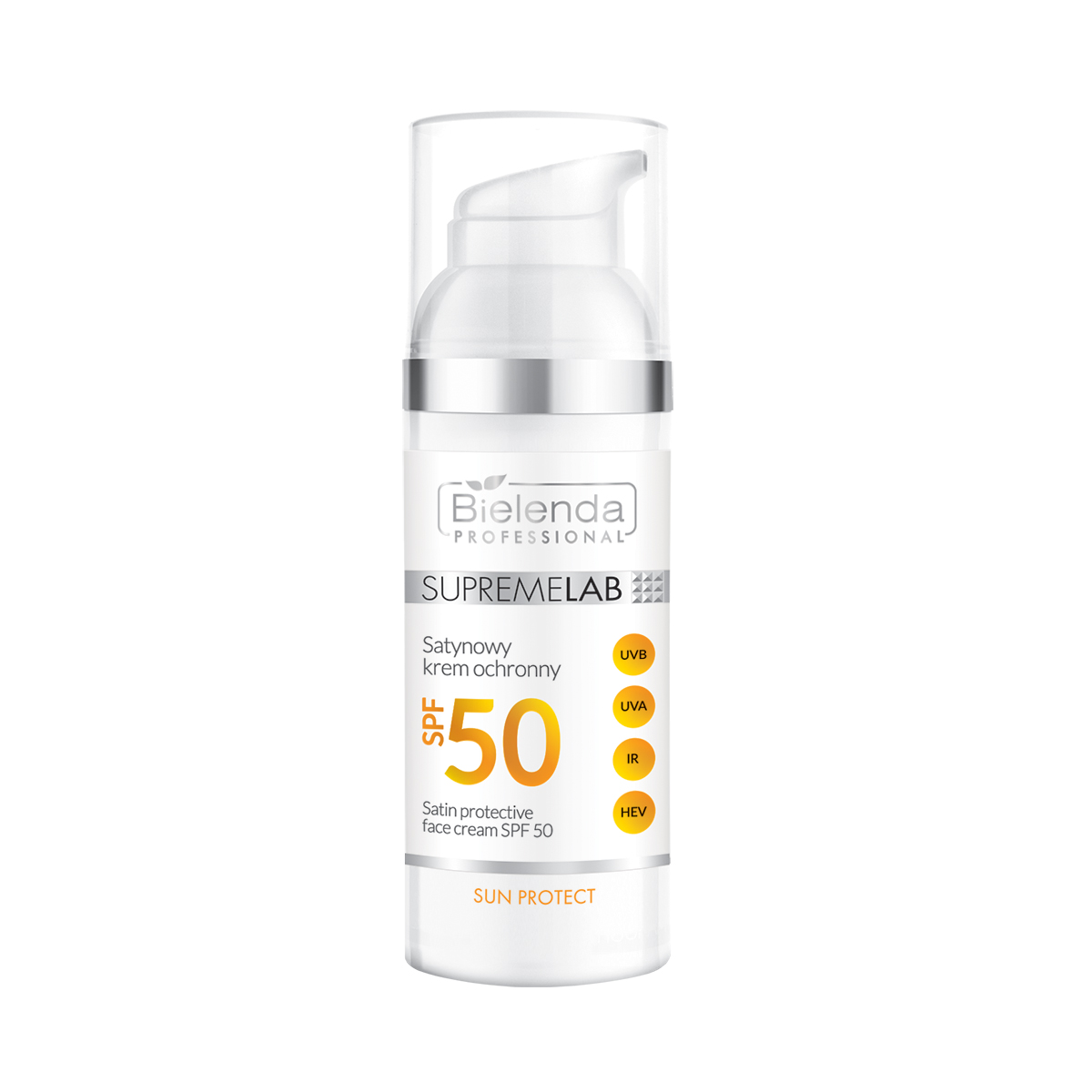 Bielenda Professional, Sun Protect, saténový ochranný krém SPF50, 50 ml