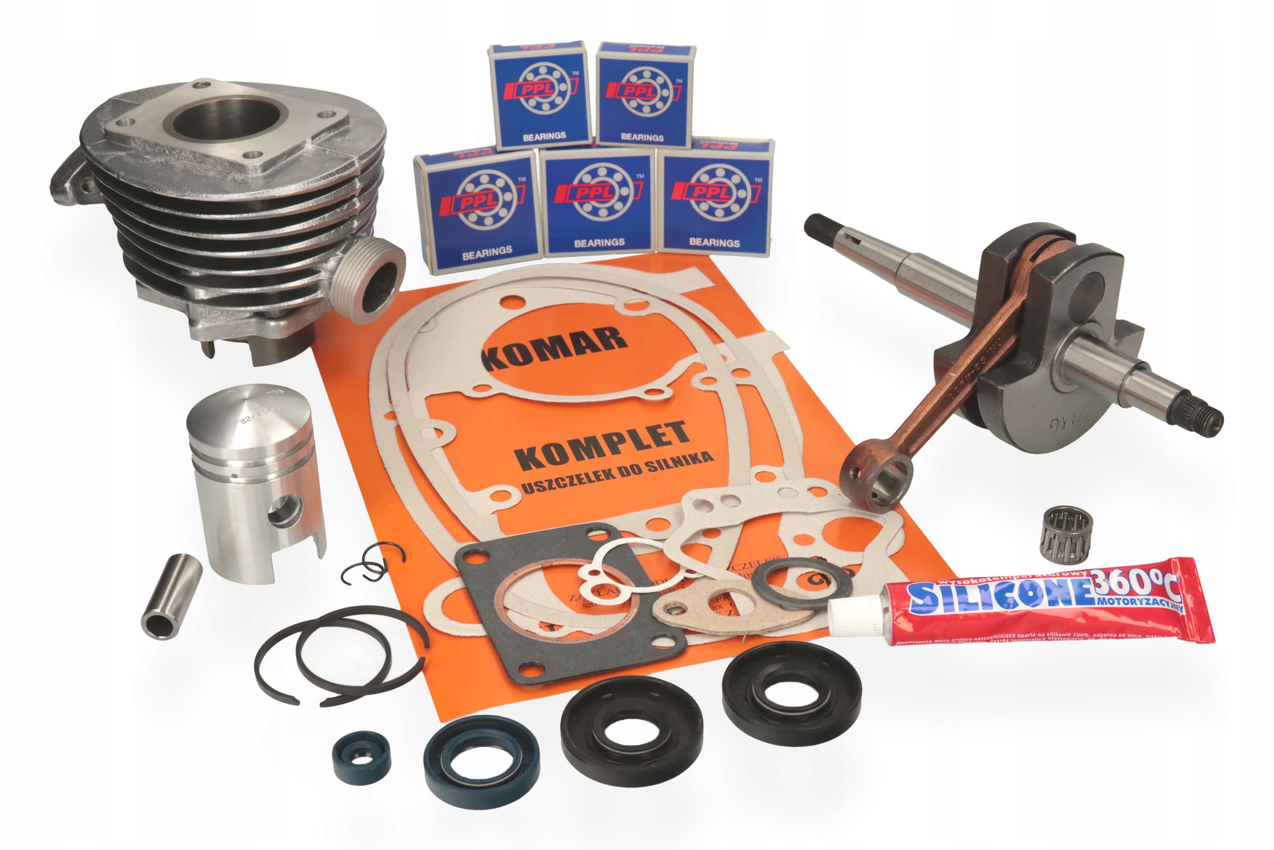 GMOTO-83799 - Циліндр Almot 60cm3 вал підшипника PPL Romet