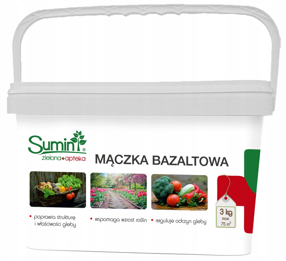 

Mączka bazaltowa Sumin proszek 3 kg na 75m2