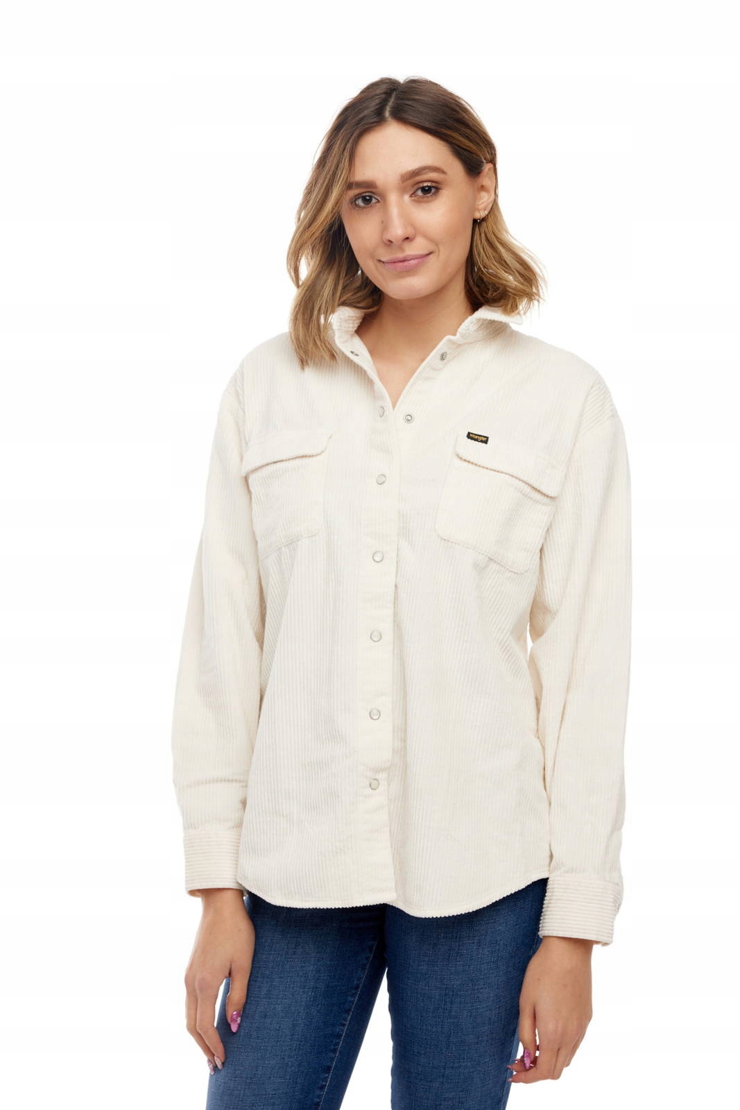 

Wrangler Loose Cord Shirt White W5R82BW01 XL