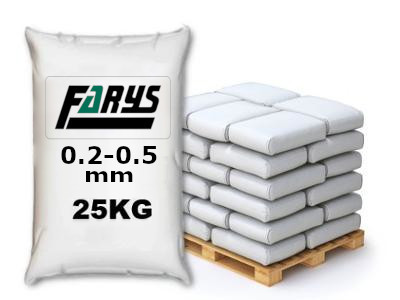 ŚCIERNIWO KORUND DO CZYSZCZENIA 25 KG PIASKARKA Marka Farys