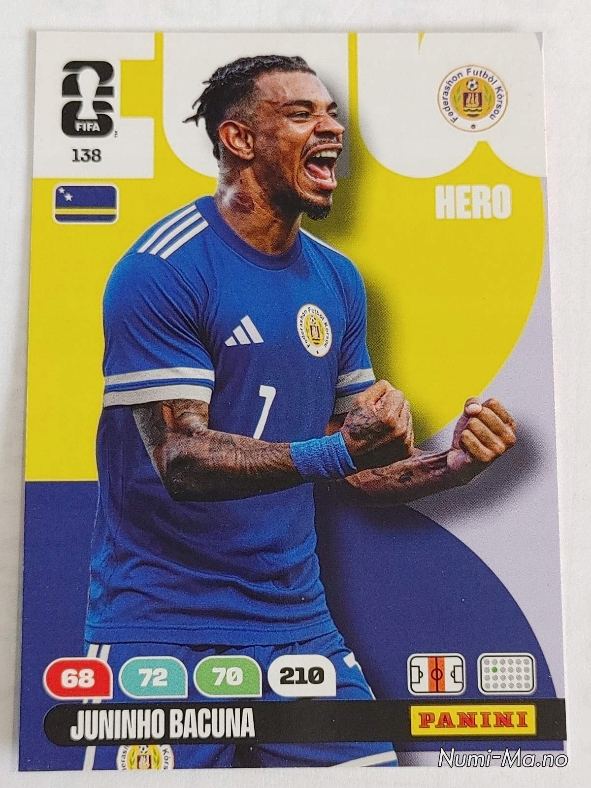 Fifa World Cup 2026 138 Curacao Bacuna 9290