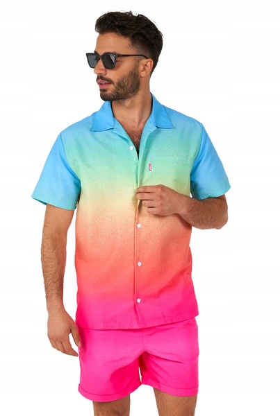 Letní Pánský Set Ombre Pastel Funky Fade Opposuits Převlek S