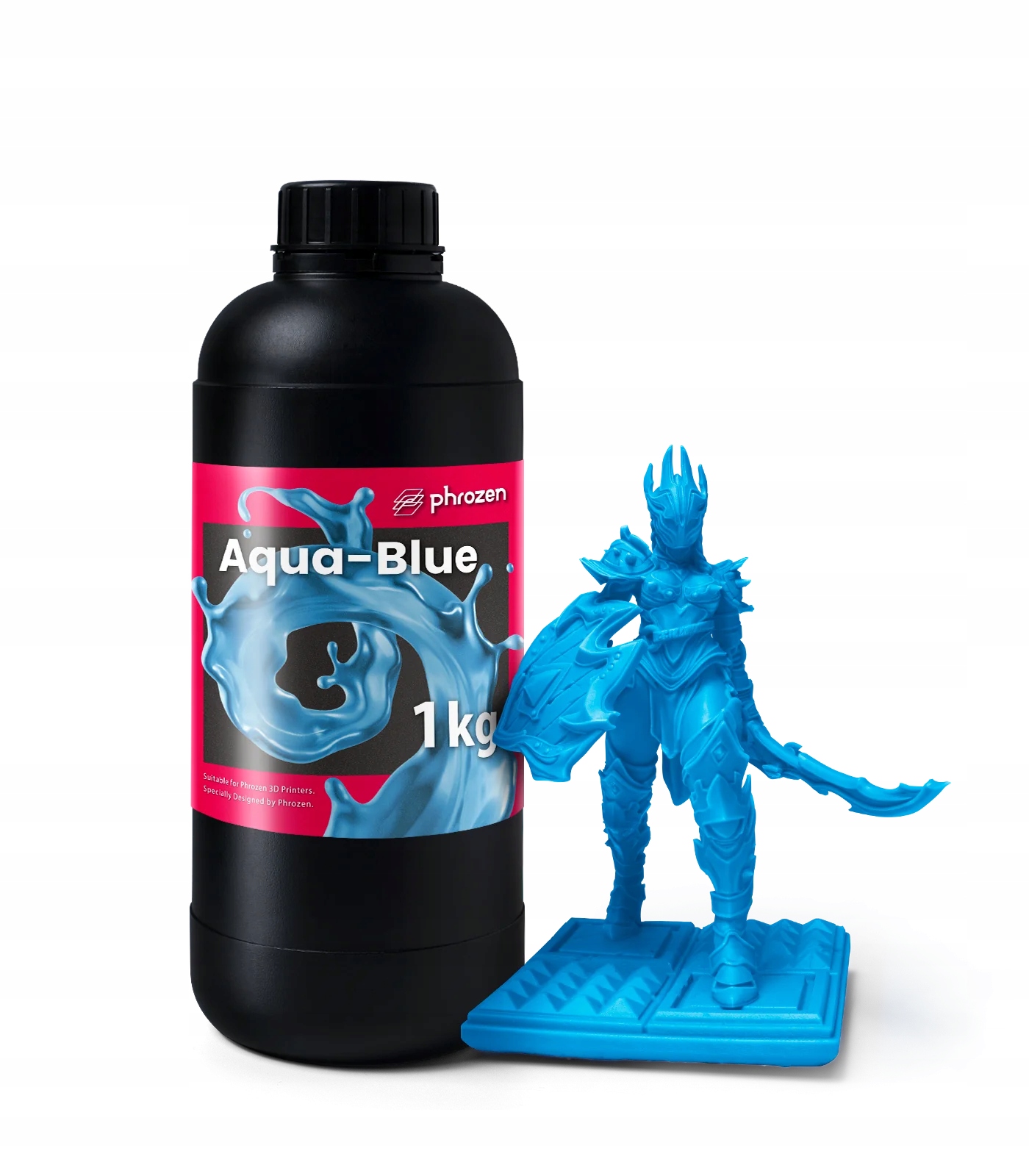 Uv pryskyřice Phrozen Aqua Blue Modrá 1 kg 1 l pro 3D tiskárnu