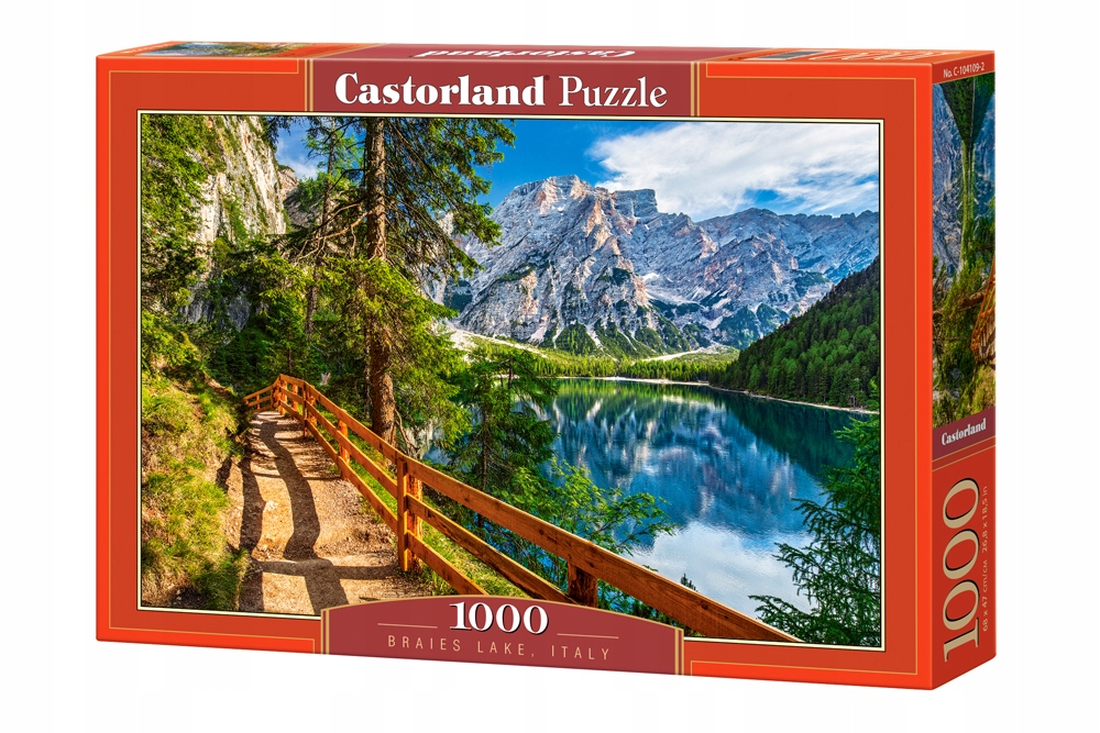

Puzzle 1000 el. C-104109 Braies Lake, Italy