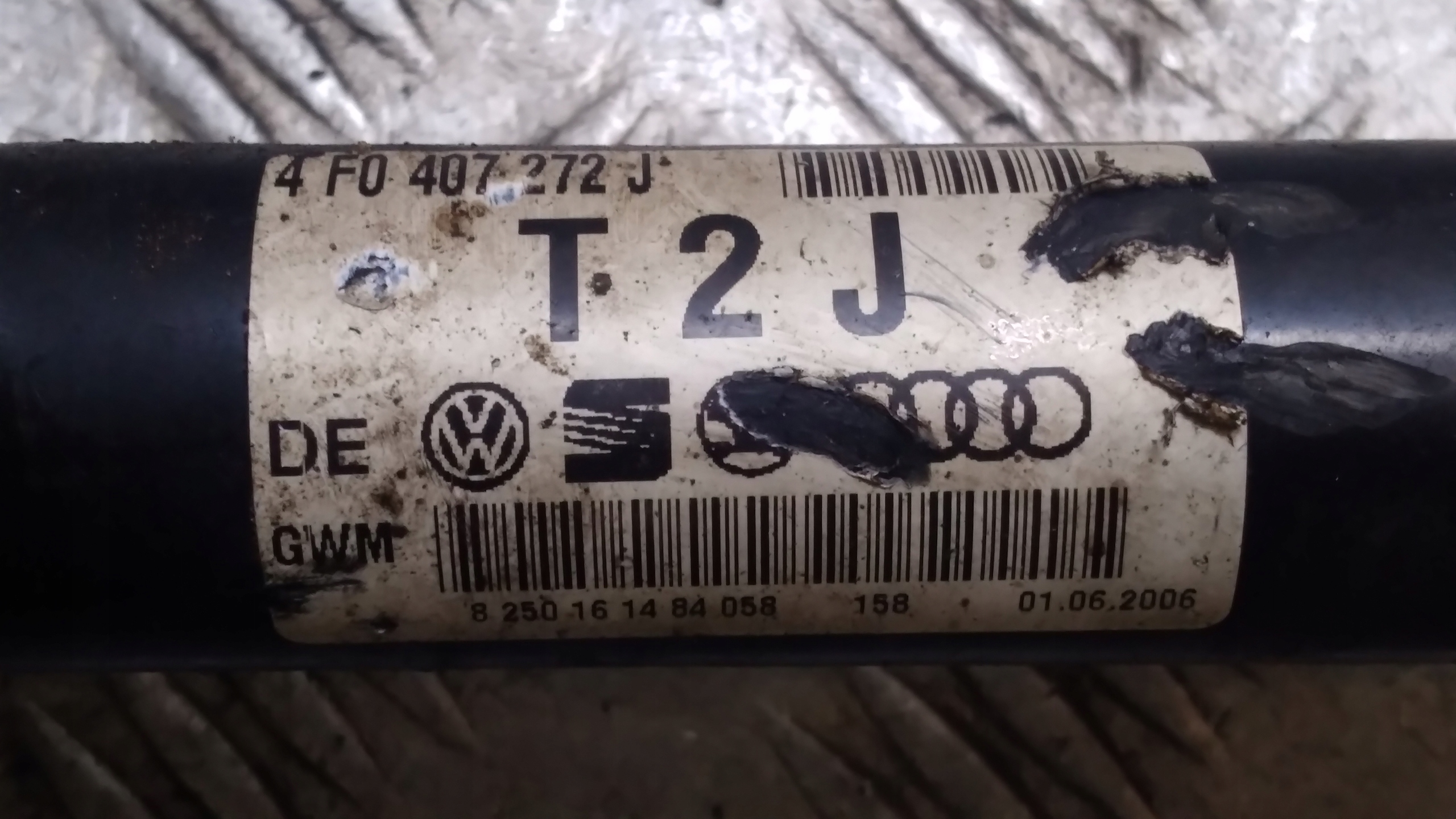 semi-axis semi-axis right front AUDI A6-C6