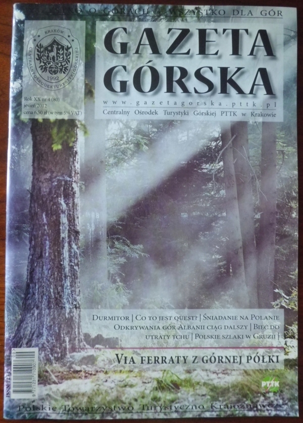 GAZETA GÓRSKA Durmitor Góry Stołowe Albania Gruzja