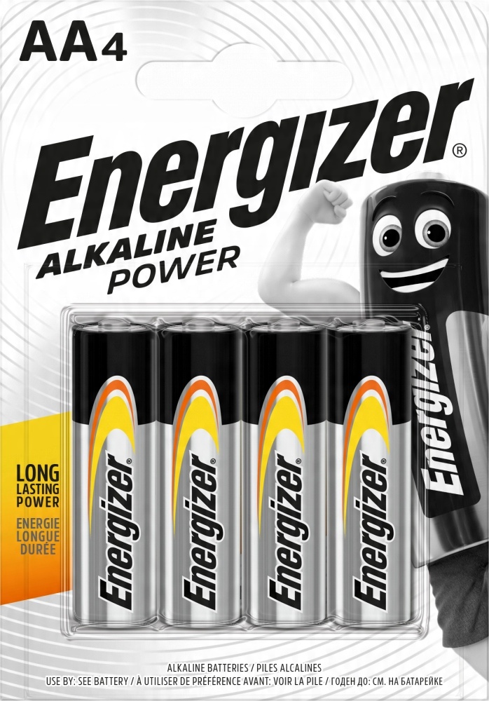 

Bateria Energizer Alkaline Power LR6 Aa R6 1,5V x4