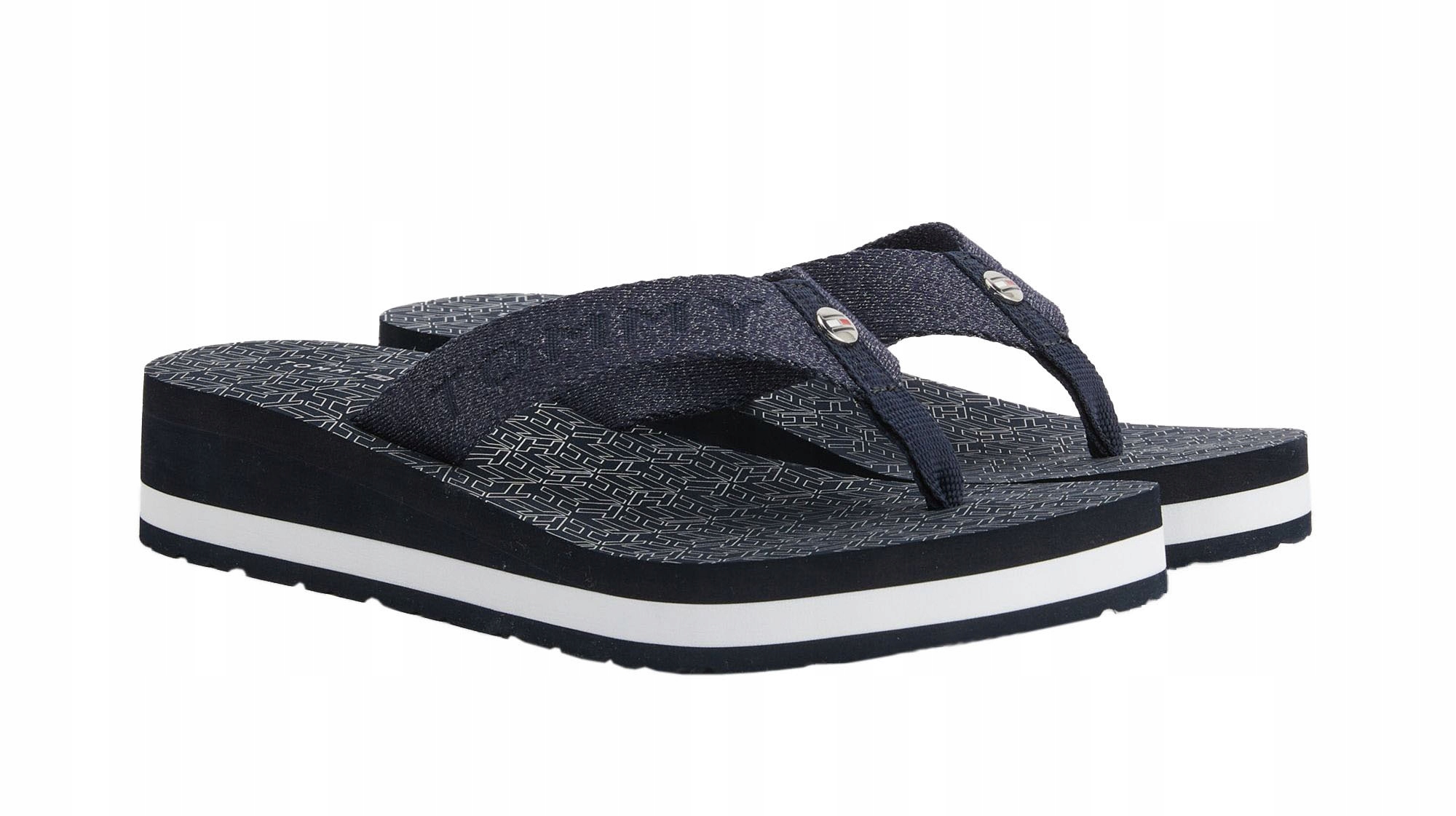 

Tommy Hilfiger Damskie Japonki Webbing Navy r. 39