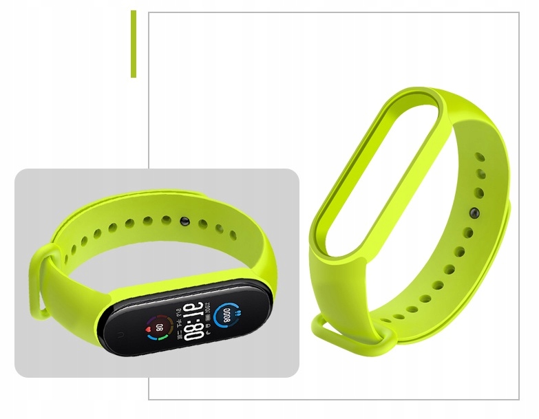 

Opaska Zamienna do Xiaomi Band 5 Band 6 Limonkowa